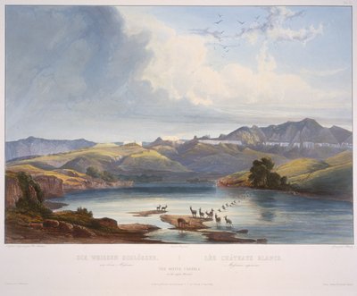 The White Castles on the Upper Missouri by Karl Bodmer